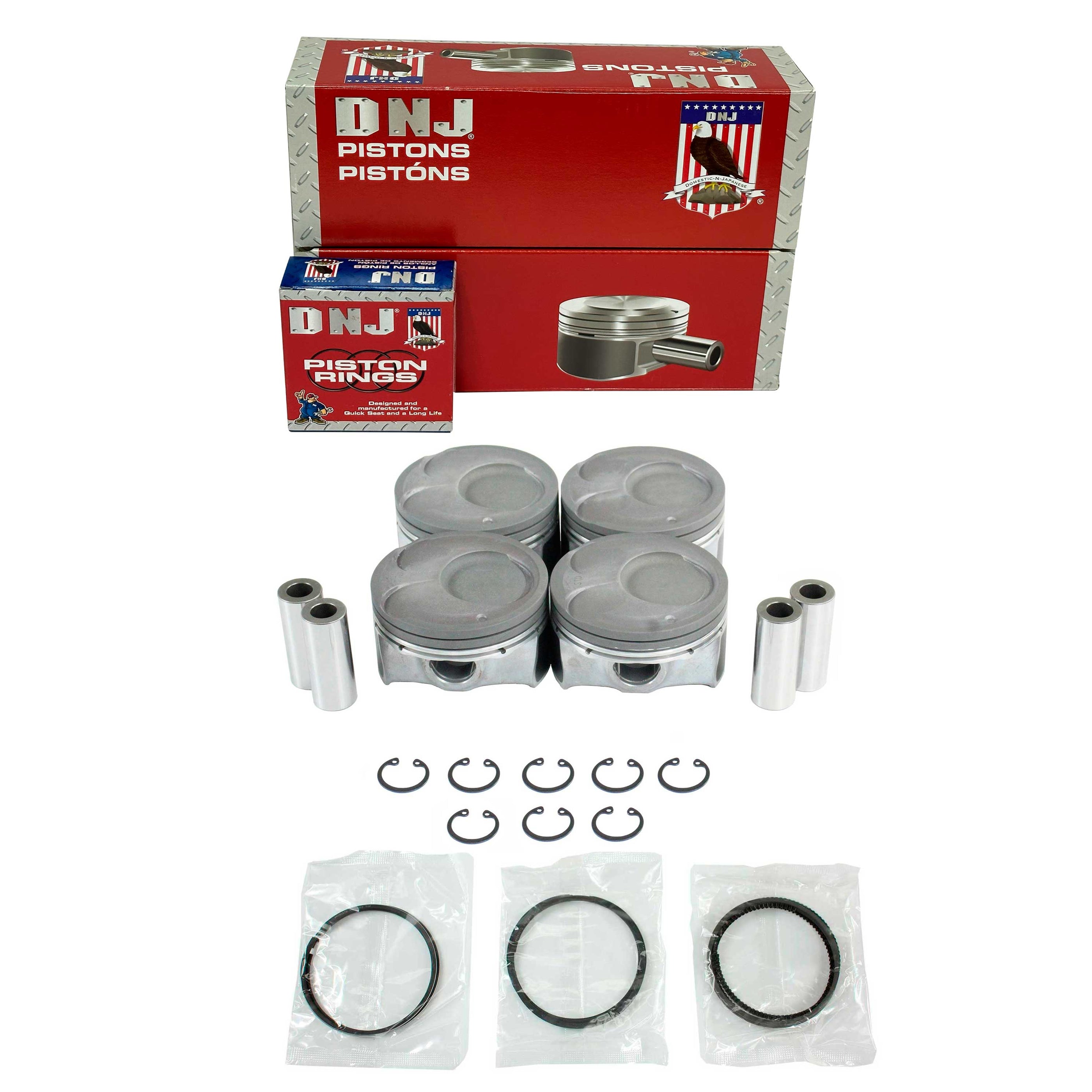 DNJ Engine Piston Set P3166.20