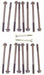 dnj cylinder head bolt set 2004-2017 buick,cadillac,chevrolet rendezvous,cts,srx v6 2.8l,3.0l,3.6l hbk3136