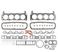 dnj cylinder head gasket set 1987-1989 ford bronco,e-150 econoline,e-150 econoline club wagon v8 5.0l hgs4201