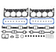 dnj cylinder head gasket set 1993-1997 buick,cadillac,chevrolet camaro,firebird,commercial chassis v8 5.7l hgs3148