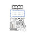 dnj cylinder head gasket set 1996-1999 bmw 318i,318is,318ti l4 1.9l hgs850