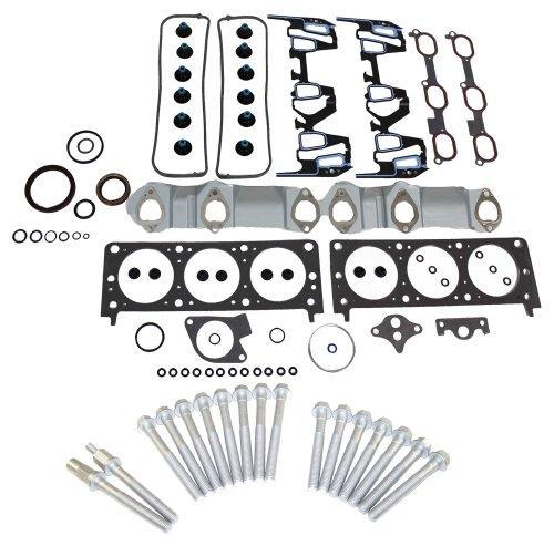 dnj cylinder head gasket set 1996-1999 chevrolet,oldsmobile,pontiac lumina apv,silhouette,trans sport v6 3.4l hgb31171