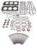 dnj cylinder head gasket set 1999-2002 chrysler,dodge,plymouth 300m,lhs,prowler v6 3.5l hgb1143