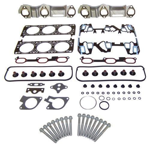 dnj cylinder head gasket set 1999-2003 chevrolet,oldsmobile malibu,cutlass,malibu v6 3.1l hgb3150