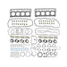 dnj cylinder head gasket set 2008-2010 ford f-250 super duty,f-350 super duty,f-450 super duty v8 6.4l hgs4220