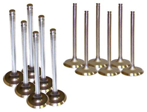 dnj exhaust / intake valve kit 1987-1998 jeep cherokee,comanche,wagoneer l6 4.0l vk121119