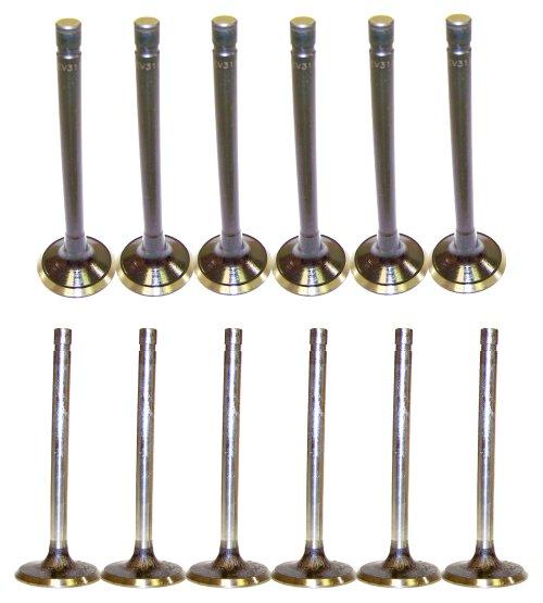 dnj exhaust / intake valve kit 1988-2002 buick,chevrolet,oldsmobile electra,lesabre,reatta v6 3.3l,3.8l vk123116
