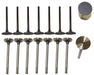 dnj exhaust / intake valve kit 1991-2004 am general,chevrolet,gmc blazer,c1500,c2500 v8 6.2l,6.5l vk163195