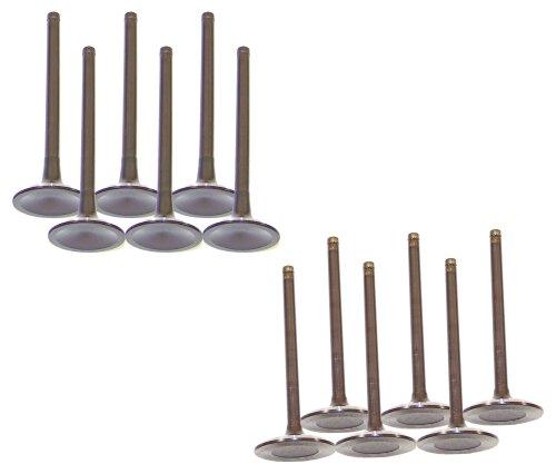 dnj exhaust / intake valve kit 1995-2005 buick,chevrolet,oldsmobile camaro,firebird,lesabre v6 3.8l vk123143