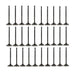 dnj exhaust / intake valve kit 2005-2016 ford f-250 super duty,f-350 super duty,f-450 super duty v10 6.8l vk304185