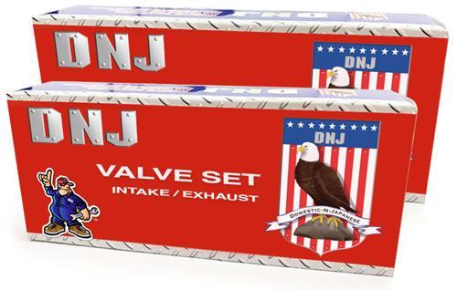 dnj exhaust / intake valve kit 2012-2015 bmw 328i,328i,528i l4 2.0l vk16843