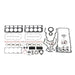 dnj gasket set 1997-1998 chevrolet,pontiac corvette,camaro,corvette v8 5.7l fgk3159