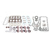 dnj gasket set 2002-2003 cadillac,chevrolet,gmc escalade,escalade,avalanche 1500 v8 4.8l,5.3l fgk3166
