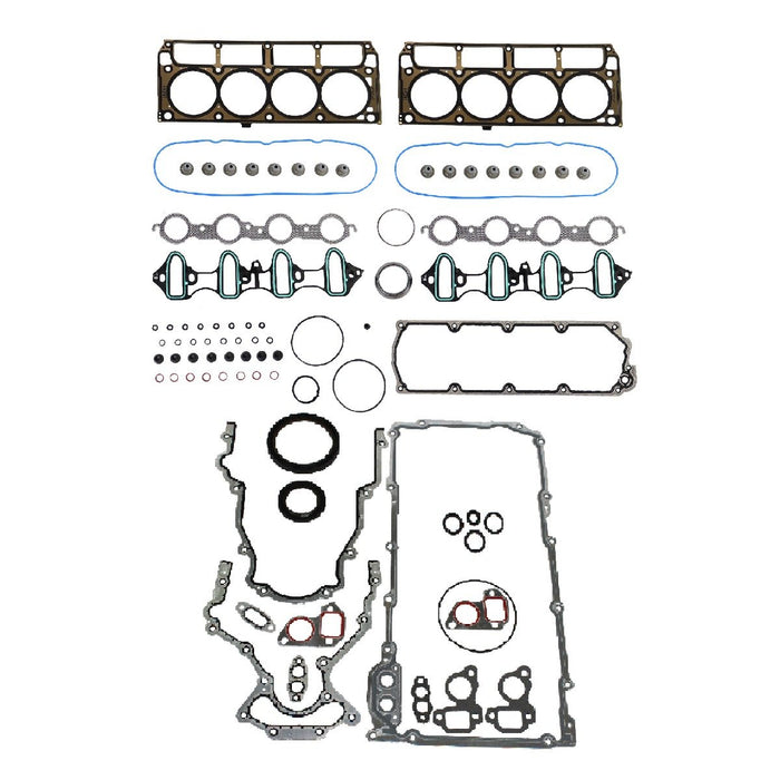 dnj gasket set 2005-2009 chevrolet,saab ssr,ssr,trailblazer v8 6.0l fgk3170