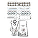 dnj gasket set 2005-2009 chevrolet,saab ssr,ssr,trailblazer v8 6.0l fgk3170