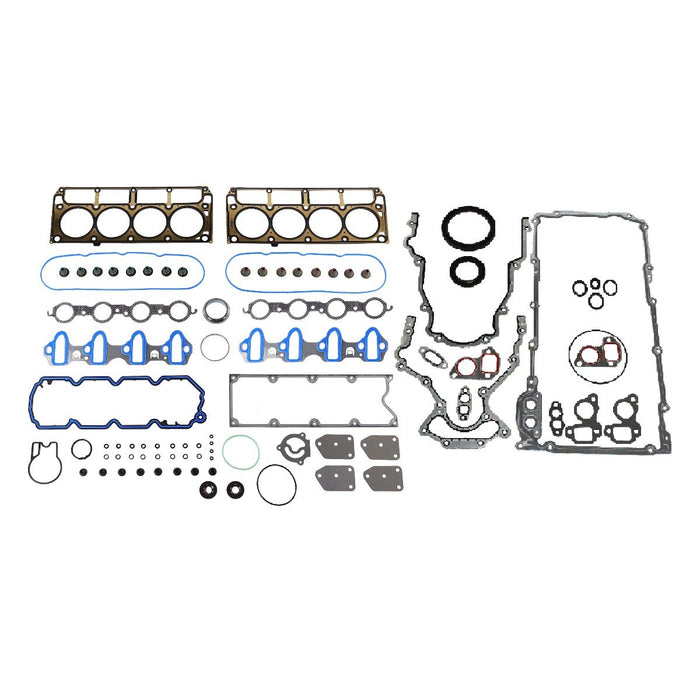 dnj gasket set 2005-2014 buick,chevrolet,gmc rainier,silverado 1500,trailblazer ext v8 4.8l,5.3l fgk3172