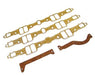 dnj intake manifold gasket set 1976-1990 chrysler,dodge,plymouth cordoba,newport,aspen v8 5.2l,5.9l ig1153b
