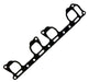 dnj intake manifold gasket set 1983-1989 nissan 720,720,720 l4 2.4l ig602