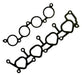 dnj intake manifold gasket set 1991-1994 nissan 240sx,240sx,240sx l4 2.4l ig622