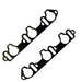 dnj intake manifold gasket set 1996-2004 infiniti,mercury,nissan pathfinder,qx4,pathfinder v6 3.3l ig634