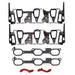dnj intake manifold gasket set 2005-2009 chevrolet,pontiac equinox,equinox,torrent v6 3.4l ig3121