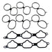 dnj intake manifold gasket set 2006-2015 lexus is350,gs350,gs450h v6 3.5l ig964