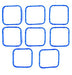 dnj intake manifold gasket set 2009-2019 chrysler,dodge,jeep 300,aspen,challenger v8 5.7l,6.4l ig1163
