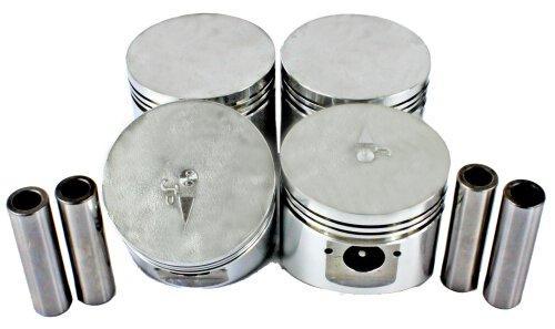 dnj piston set 1981-1984 chrysler,dodge,mitsubishi aries,challenger,reliant l4 2.6l p101a.20