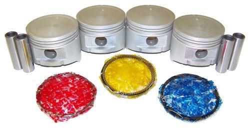 dnj piston set 1983-1988 nissan pulsar,sentra,pulsar nx l4 1.6l prk605