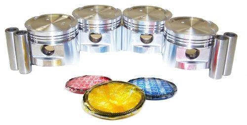 dnj piston set 1984-1987 honda accord,prelude,accord l4 1.8l prk205