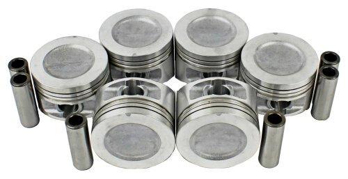 dnj piston set 1986-1992 ford bronco ii,ranger,bronco ii v6 2.9l p421.20