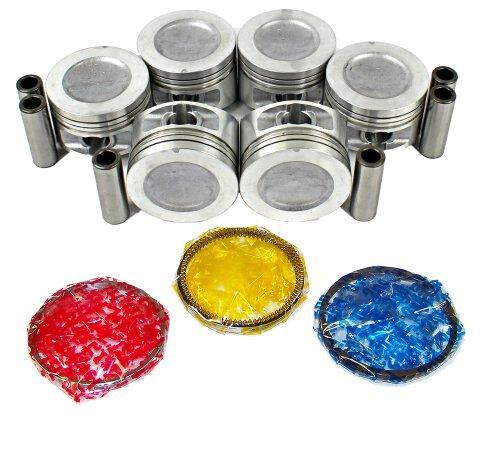 dnj piston set 1986-1992 ford bronco ii,ranger,bronco ii v6 2.9l prk421