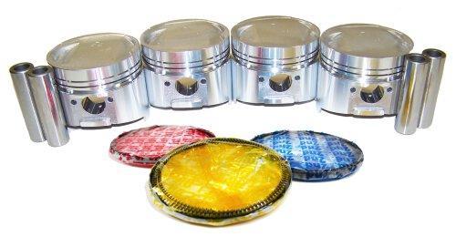 dnj piston set 1987-1992 dodge,mitsubishi,plymouth colt,ram 50,mighty max l4 2.0l prk106