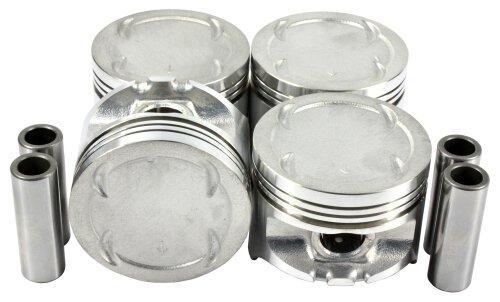 dnj piston set 1988-1991 honda civic,crx,civic l4 1.6l p294.20