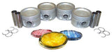 dnj piston set 1989-1992 chrysler,dodge,plymouth daytona,lebaron,caravan l4 2.5l prk147