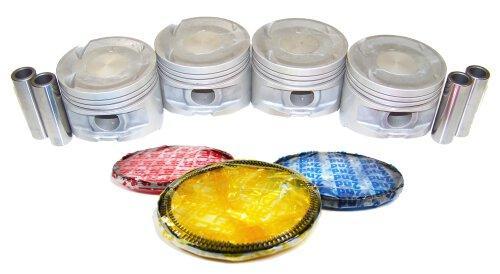 dnj piston set 1989-1998 eagle,hyundai,mitsubishi galant,talon,eclipse l4 2.0l prk107