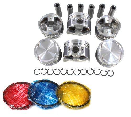 dnj piston set 1990-1996 nissan 300zx,300zx,300zx v6 3.0l prk631