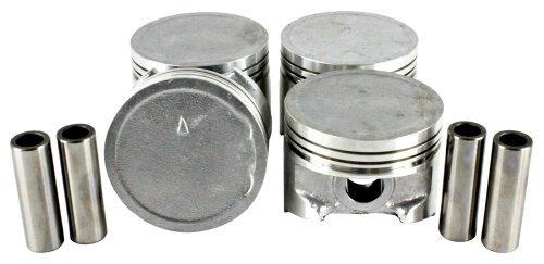 dnj piston set 1991-1996 dodge,eagle,mitsubishi colt,summit,mirage l4 1.5l p104.20