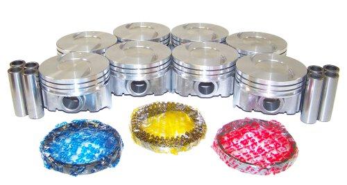 dnj piston set 1991-2000 chevrolet,gmc c1500,c2500,c3500 v8 7.4l prk3111