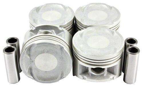 dnj piston set 1992-1995 honda civic,civic,civic del sol l4 1.6l p296a.20