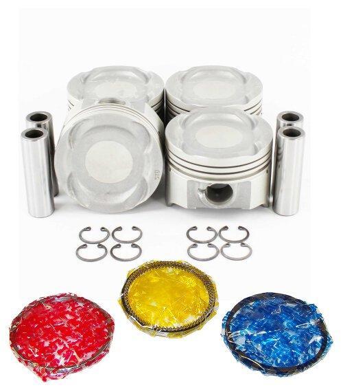 dnj piston set 1992-2001 chevrolet,geo,suzuki sidekick,sidekick,tracker l4 1.6l prk530