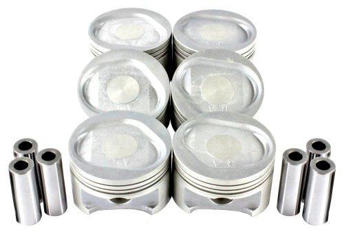 dnj piston set 1994-2000 chrysler,dodge,hyundai lebaron,caravan,grand caravan v6 3.0l p126.20