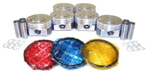 dnj piston set 1995-2000 ford,mercury contour,mystique,contour v6 2.5l prk458