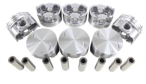 dnj piston set 1996-2000 chevrolet,gmc c2500,c2500 suburban,c3500 v8 7.4l p3174.30