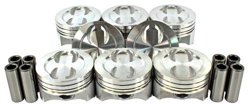 dnj piston set 1996-2002 cadillac,chevrolet,gmc c1500,c1500 suburban,c2500 v8 5.7l p3104