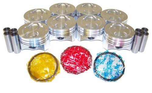 dnj piston set 1996-2002 cadillac,chevrolet,gmc c1500,c1500 suburban,c2500 v8 5.7l prk3104