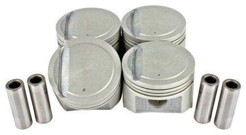 dnj piston set 1997-2001 hyundai tiburon,tiburon,elantra l4 2.0l p124a.20