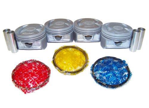 dnj piston set 1998-2004 ford,mazda,mercury contour,escort,mystique l4 2.0l prk418