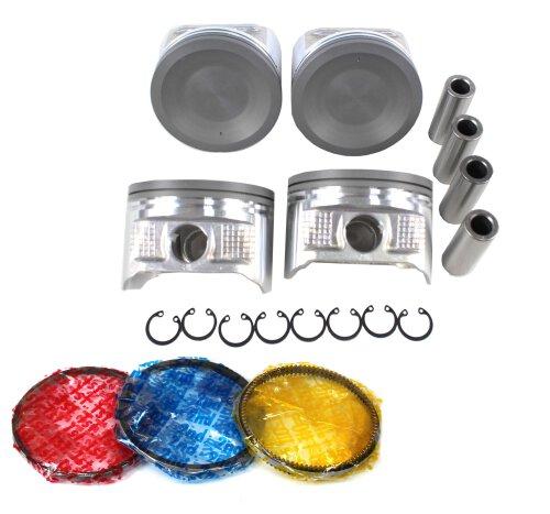 dnj piston set 1998-2004 nissan altima,frontier,altima l4 2.4l prk625