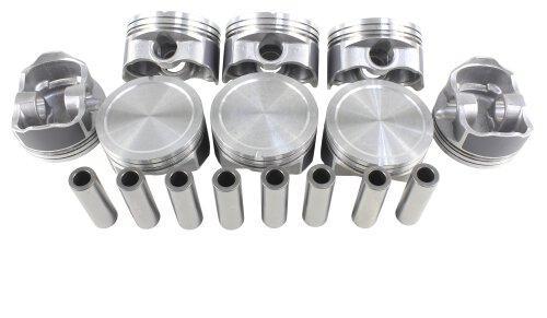 dnj piston set 1999-2003 chevrolet,gmc,hummer silverado 2500,sierra 2500,silverado 2500 v8 6.0l p3160.20